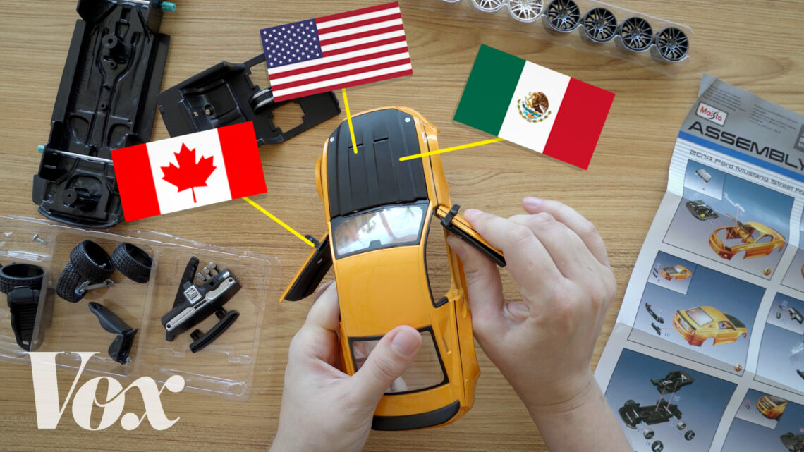 NAFTA, explained with a toy car